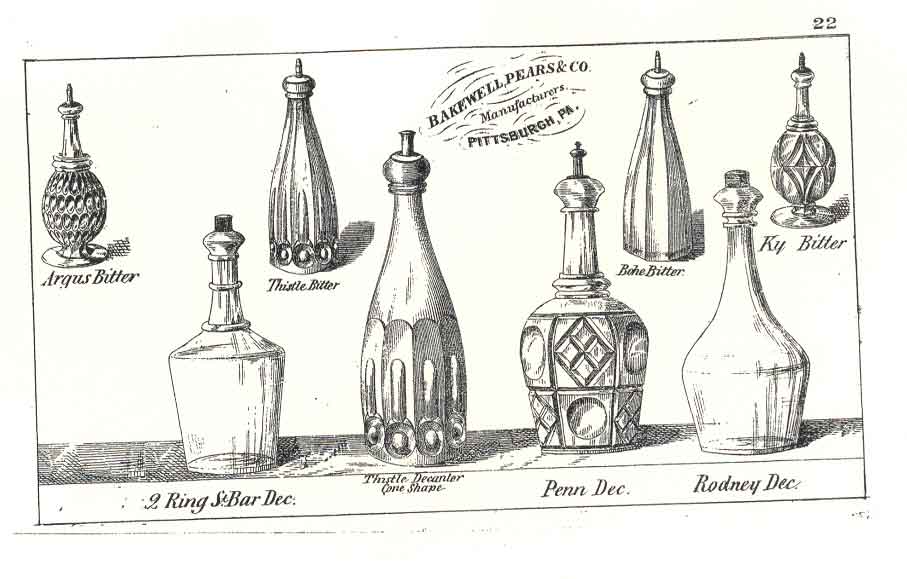 1868 decanters